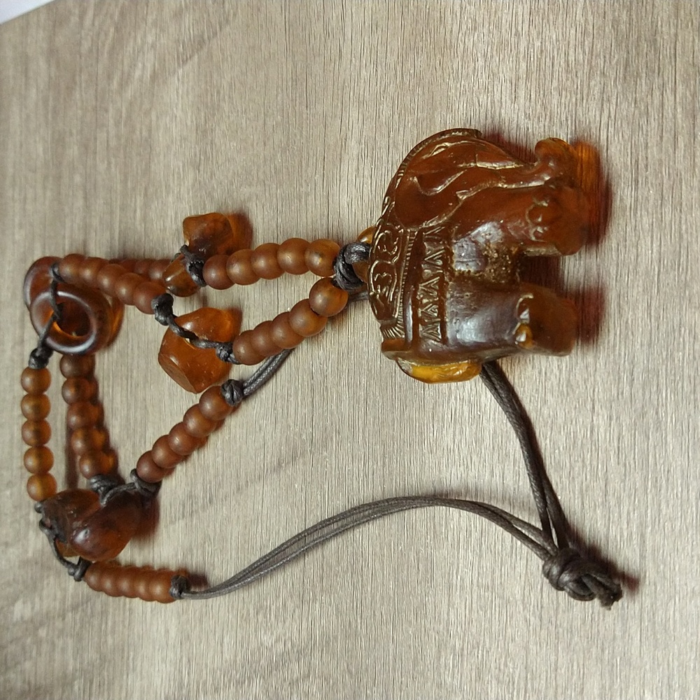 Solid Elephant Pendant Chain - image 1